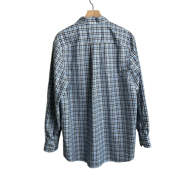 Duluth Trading Co Mens Large Wrinkle Fighter Shirt 100% Cotton Plaid Button Down - Picture 6 of 6